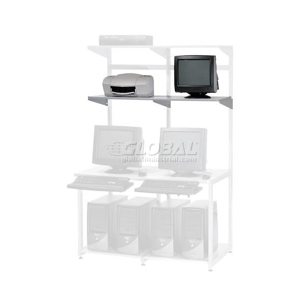 Global Industrial Additional 48inW x 18inD Shelf for LAN Workstation - 752168
