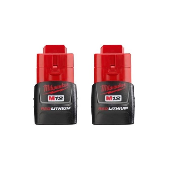 Milwaukee Tool M12 12-Volt Lithium-Ion Compact Battery Pack 1.5Ah - 48112411