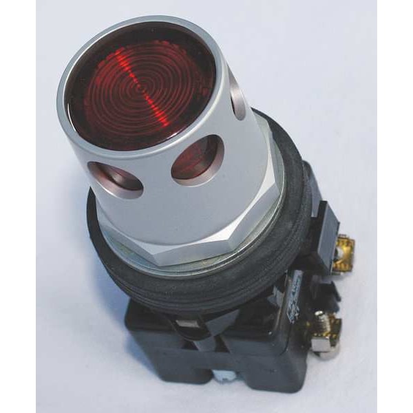 Botón pulsador iluminado Eaton, 30 mm, 1NO/1NC, Rojo - HT8GDRABF3