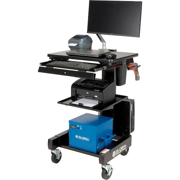 Global Industrial Orbit Mobile Powered Cart with 40AH Battery - 436998BK