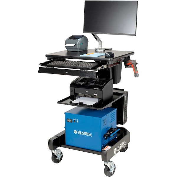 Global Industrial Orbit Mobile Powered Cart with 100AH Battery - 436999BK
