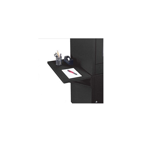 Global Industrial Side Shelves, Black, Set Of 2, 12W x 22-1/2D x 6H - 237368BK