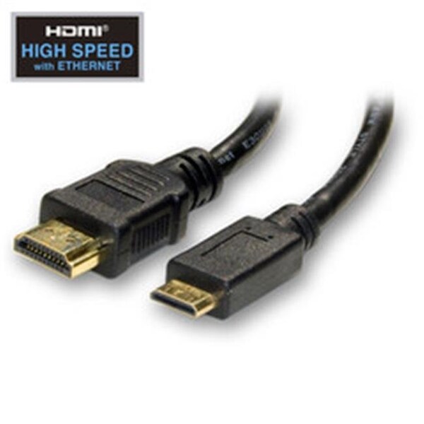 Cable Wholesale Cable Wholesale Mini HDMI Cable; High Speed with Ethernet; HDMI Male to Mini HDMI Male (Type C) for Camera and Tablet; 10 foot - 10V3-43110