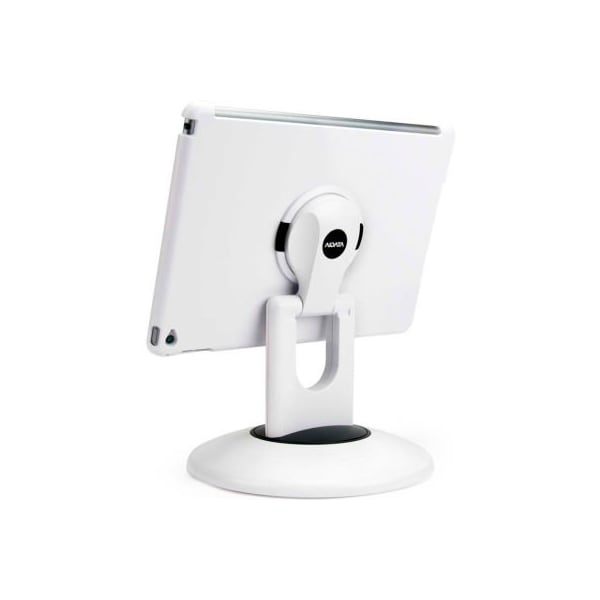 Aidata ViewStation for iPad Air 2, White Shell with White and Black Base - ISP603WB