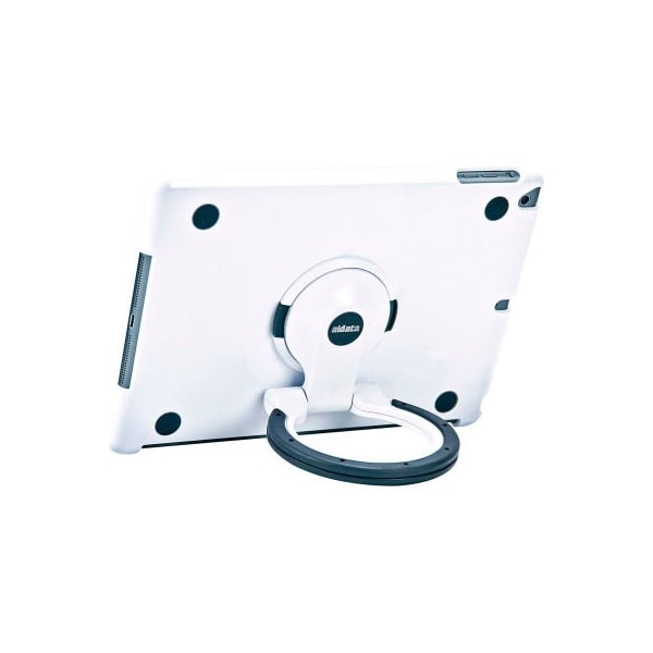 Aidata Aidata ISP102WB SpinStand for iPad Air 1, White Shell with White and Black Ring - ISP102WB