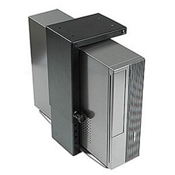 Ziotek Inc Ziotek 108 0152 Stationary Mini CPU Holder Under Desk Mount - 108 0152