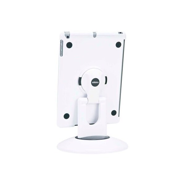 Aidata Aidata ISP103WB SpinStation for iPad Air 1, White Shell with White and Black Base - ISP103WB