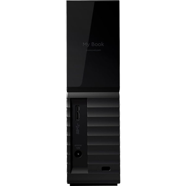Wd Content Solutions Business WD My Book 8TB USB 3.0 desktop hard drive with password protection and auto backup software - WDBBGB0080HBK-NESN