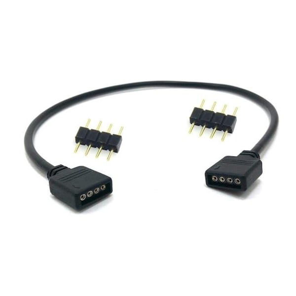 Micro Connectors Micro Connectors F04-RGB0130-2P 30CM RGB Extension Cable - 2 per Pack - F04-RGB0130-2P