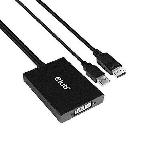 Club 3D Club 3D CAC-1010 Dual Link DVI-I Aktiver Adapter; Black - CAC-1010