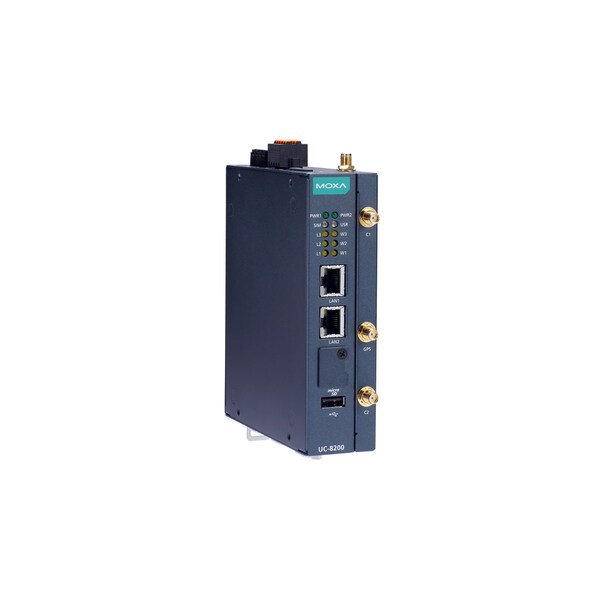 Moxa Arm-Based Wireless-Enabled Din-Rail Indust. Computer, Uc-8220-T-Lx-Us-S - UC-8220-T-LX-US-S