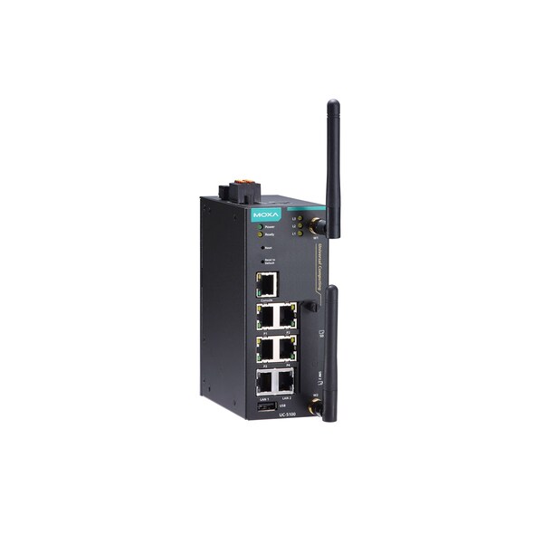 Moxa Arm-Based Din-Rail Wireless-Enabled Indust. Computer, Uc-5101-T-Lx - UC-5101-T-LX