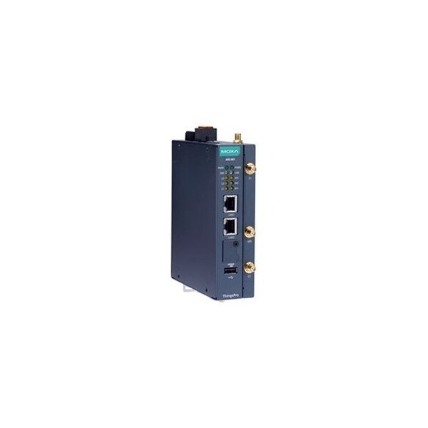Moxa Advanced IIoT gateways with Arm Cortex-A7 dual-core 1 GHz processor, 1 CAN por - AIG-301-T-US-AZU-LX