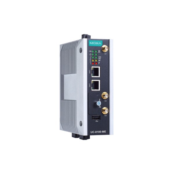 Moxa Arm-Based Wireless-Enabled Din-Rail Indust. Computer, Uc-8112-Me-T-Lx - UC-8112-ME-T-LX