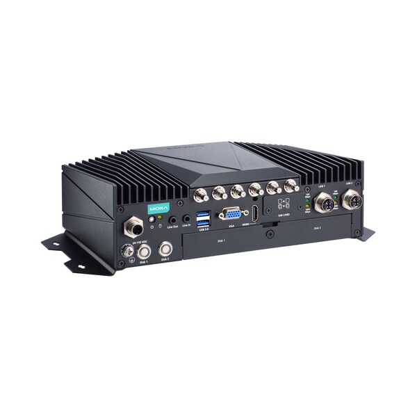Moxa Intel 7Th Gen Core I3-7100U Railway Computer W/ Isolation Power - V2406C-KL3-T