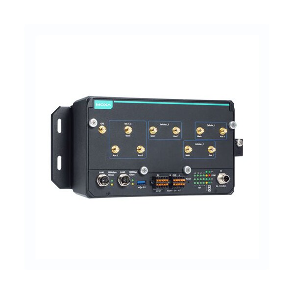 Moxa Arm-Based Vehicle-To-Ground Computing Platform, Uc-8580-T-Ct-Lx - UC-8580-T-CT-LX
