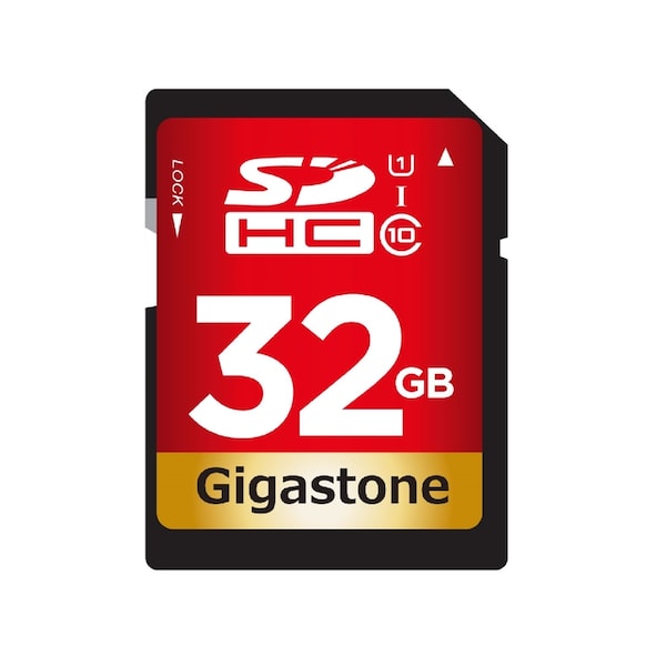 Gigastone Gigastone 32 GB SDHC Flash Memory Card 1 pk - GS-SDHC80U132G