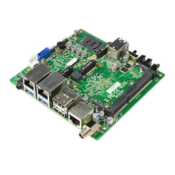 Jetway Intel Apollo Lake-I E3940 uTX Motherboard, 1x M.2, M-key, 1 x M.2, B-key, 1 x M.2, E-key, Dual LAN,  - MT95-90