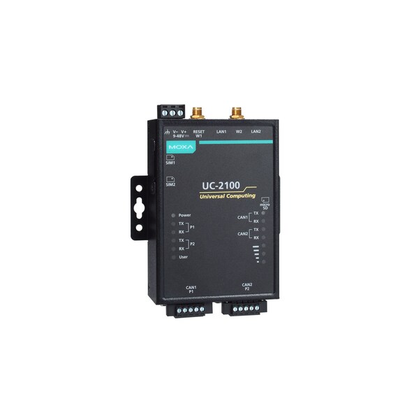 Moxa Arm-Based Wrlss-Enabled Palm-Sized Indust. Comp W/ Wid, Uc-2116-T-Lx - UC-2116-T-LX