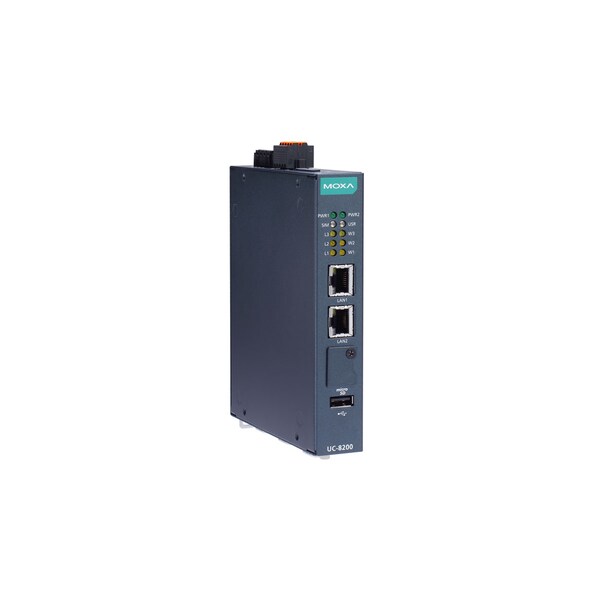 Moxa Arm-Based Wireless-Enabled Din-Rail Indust. Computer, Uc-8210-T-Lx-S - UC-8210-T-LX-S