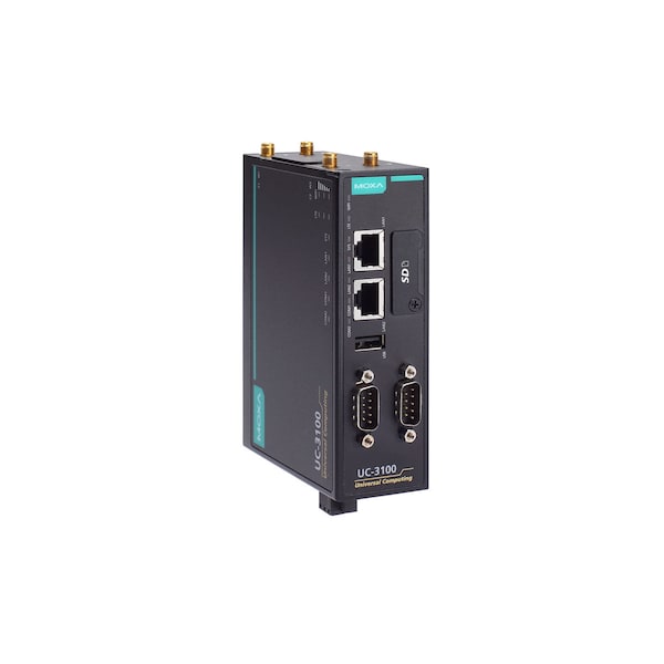 Moxa Arm-Based Wireless-Enabled Din-Rail Indust. Computer, Uc-3111-T-Us-Lx - UC-3111-T-US-LX