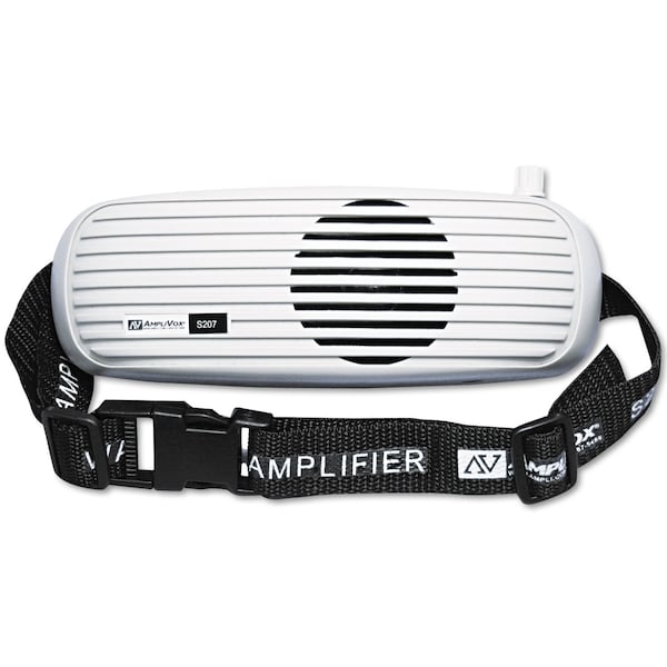 Amplivox Sound Systems BeltBlaster PRO Personal Waistband Amplifier, 5 W, Gray - S207
