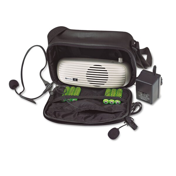 Amplivox Sound Systems BeltBlaster PRO Personal Waistband Amplifier, 5 W, Gray - S207