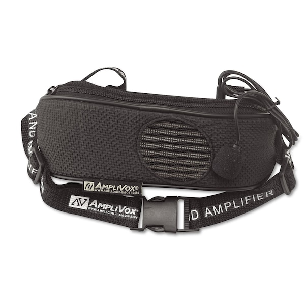 Amplivox Sound Systems BeltBlaster PRO Personal Waistband Amplifier, 5 W, Gray - S207