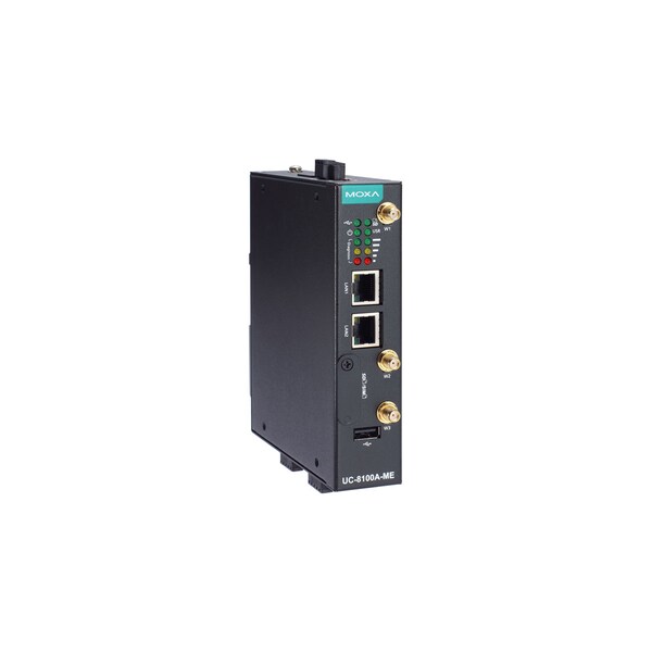 Moxa Arm-Based Wireless-Enabled Din-Rail Indust. Computer, Uc-8112A-Me-T-Lx - UC-8112A-ME-T-LX