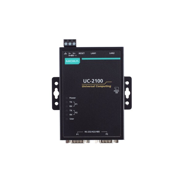 Moxa Arm-Based Wrlss-Enabled Palm-Sized Indust. Comp W/ Wid, Uc-2112-T-Lx - UC-2112-T-LX