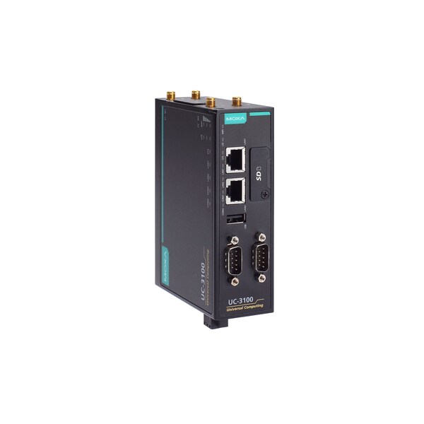 Moxa Arm-Based Wireless-Enabled Din-Rail Indust. Computer, Uc-3121-T-Us-Lx - UC-3121-T-US-LX