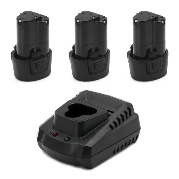 Acdelco G12 Series 12V Li-Ion 3-pk w/Charger - AB1207LA-P3