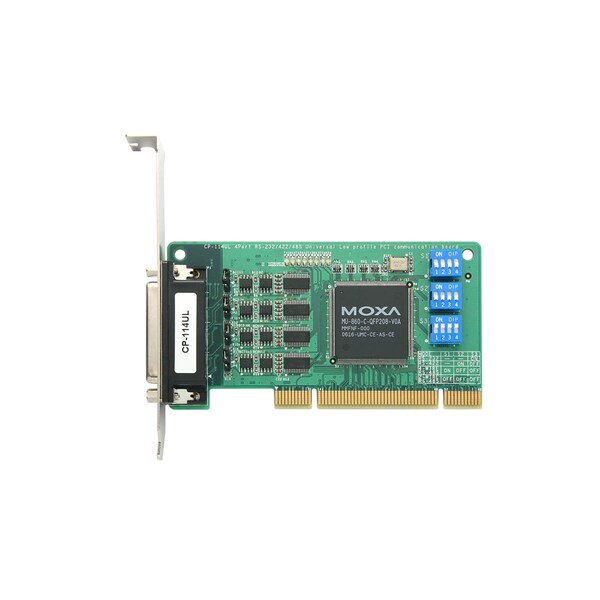 Moxa 4Port Upci Board, W/ Db25M Cable, Rs-232/422/485, Lowprofile - CP-114UL-DB25M