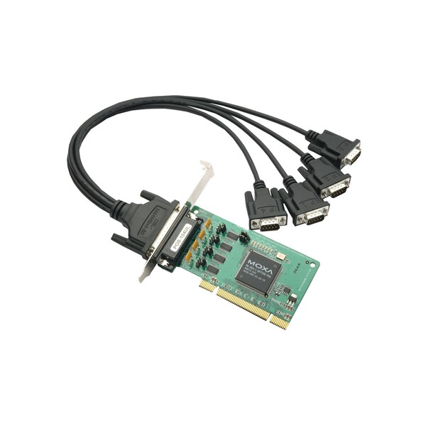 Moxa 4Port Upci Board, Rs-232, Lowprofile, Wide Temperature - POS-104UL-T