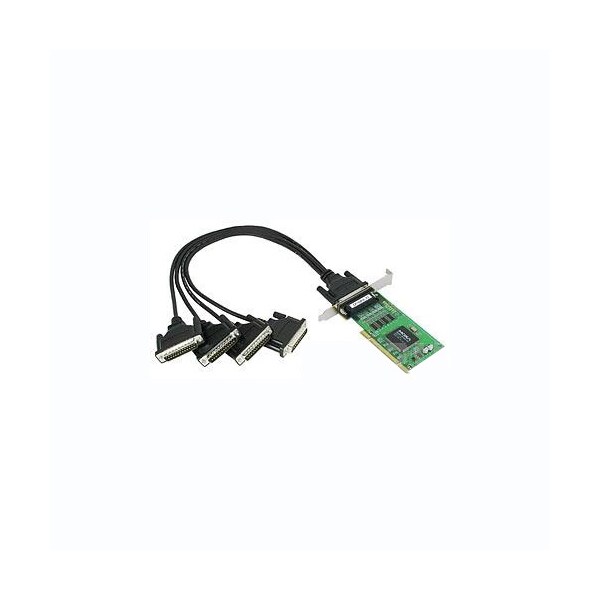Moxa 4Port Upci Board, W/ Db25M Cable, Rs-232, Lowprofile - CP-104UL-DB25M