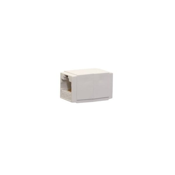 Swe-Tech 3C Unshielded Cat5e Coupler, White, RJ45 Female - FWT30X6-02400WH