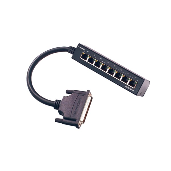 Moxa 8Port Connection Box, Rj45, Matel Case, Opt8-Rj45+ - OPT8-RJ45+
