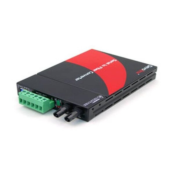 Antaira RS-232/422/485 To Fiber Converter, Multi-Mode 2KM, ST Connector - STF-300C-TM02