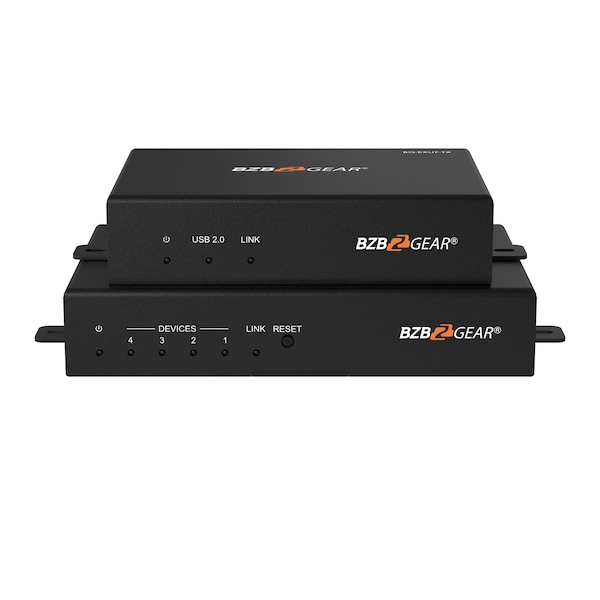 Bzbgear 4-Port USB3.1/2.0/1.1 SuperSpeed Fiber Extender up to 1000ft - BG-EXUF