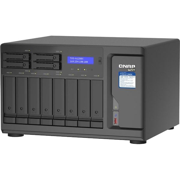 Qnap 12-Bay Turbonas 8 X 3.5 H - TVS-H1288X-W1250-16G-US