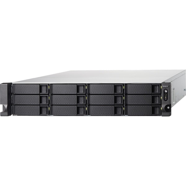 Qnap U 12-Bay Rackmount Nas Am - TS-1277XU-RP-2700-8G-US