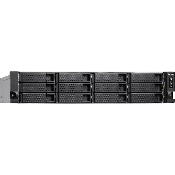 Qnap U 12-Bay Rackmount Nas Am - TS-1277XU-RP-2700-8G-US