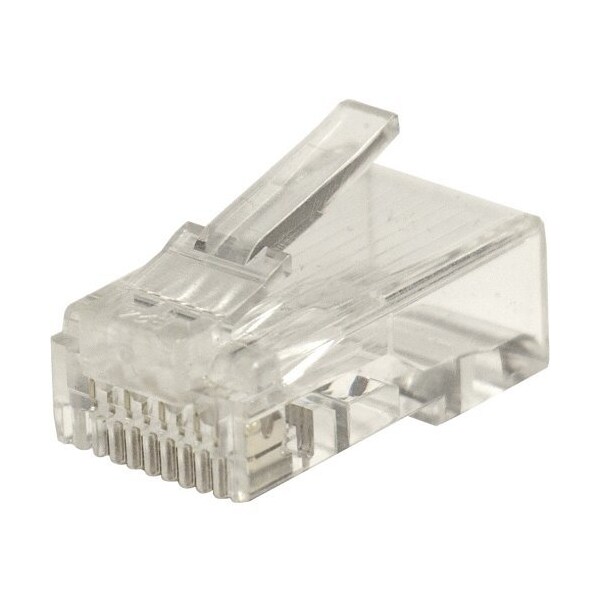 W Box CAT5E RJ45 CONN 2 PRONG J, 100PK - 0E-CAT5PRNG