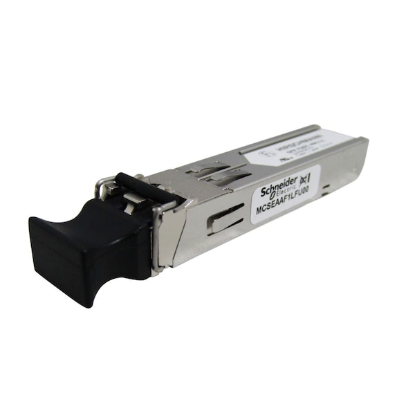 Schneider Electric Fiber optic adaptor, Modicon Networking, SFP module, for Ethernet switch, 100 BASE-SX, multimode - MCSEAAF1LFU00