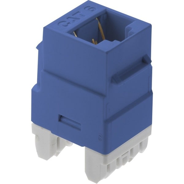 On Q On-Q RJ45 Cat 6 Keystone Insert, Blue (M20) - This high quality insert is for use in all Keystone Wall Plates - WP3460BE
