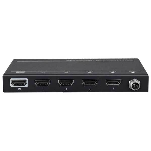 Dyno Audio / Video Accessories -1x4 HDMI2.0 Splitter, 18G, 4K@ 60 4:4:4, HDR, HDCP2.2, PoC, ARC, m - DYN-400076