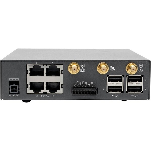 Tripp Lite CONSOLE SERVER CELLULAR GATEWAY WITH DUAL GB NIC 4-PORT - B093-004-2E4U-V
