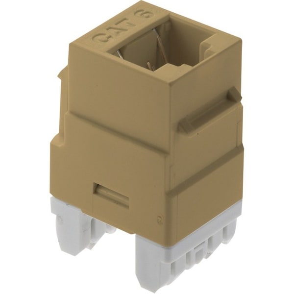 On Q On-Q RJ45 Cat 6 Keystone Insert, Ivory (M20) - This high quality insert is for use in all Keystone Wall Plates - WP3460IV