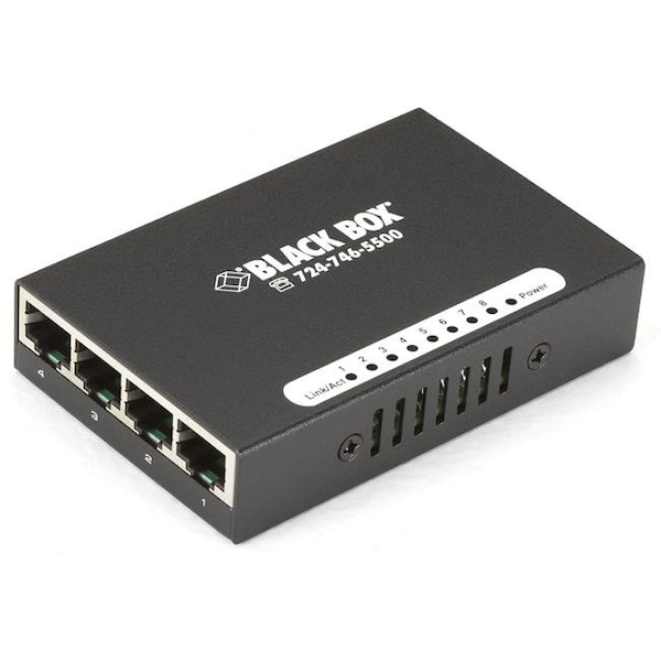 Black Box Black Box LBS008A 8 Port 10 & 100 Mini Unmanaged Switch - LBS008A
