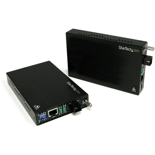 Startech.Com 10/100 Ethernet Single Mode WDM Fiber Media Converter Kit SC - ET90110WDM2